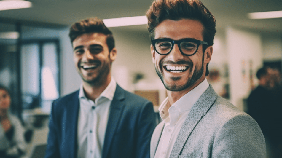 studenti di ingegneria gestionale sorridenti