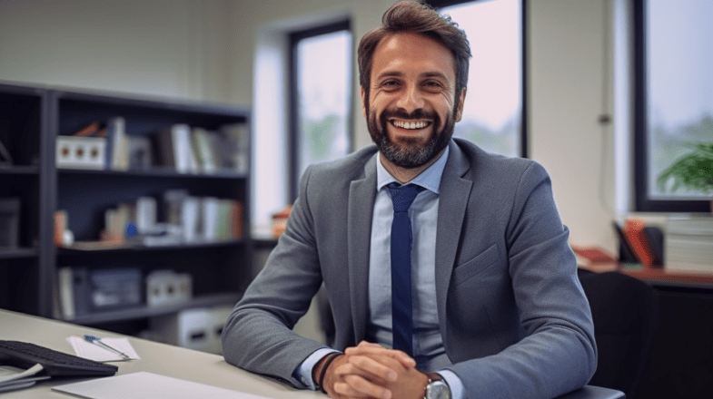 studente di scienze giuridiche a lavoro