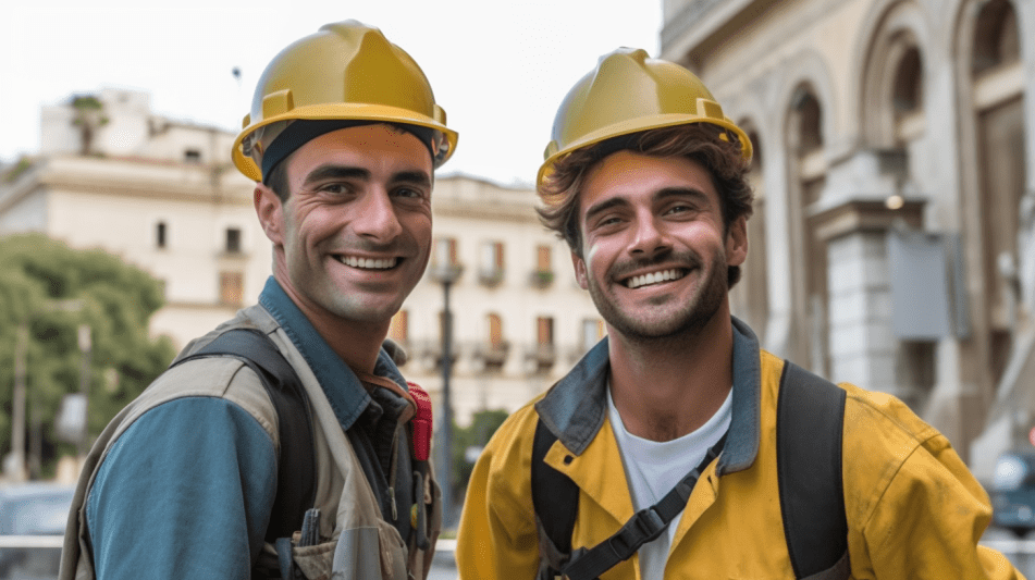 studenti di ingegneria civile a lavoro